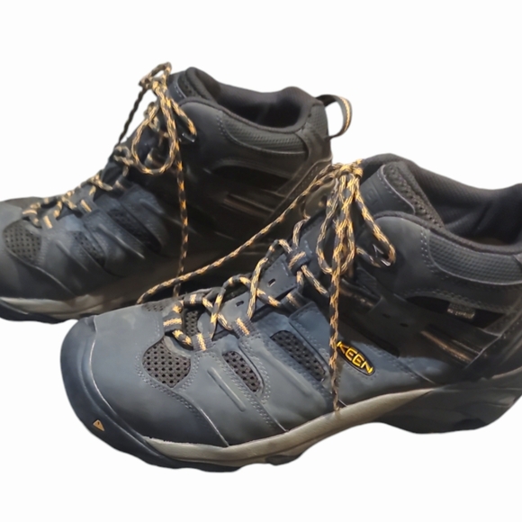 KEEN Men’s Lansing Mid Waterproof Steel Toe Work Boots SIZE 13D - Picture 2 of 7